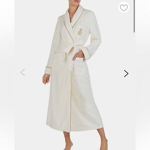 Ralph Lauren Dalton Fleece Cream Robe